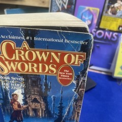 A Crown of Swords Book 7 Wheel of Time by Robert Jordan 1st Ed Printing Soft