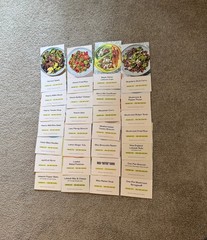 Purple Carrot Lot of 103 Recipe Cards Vegan Plant-Based