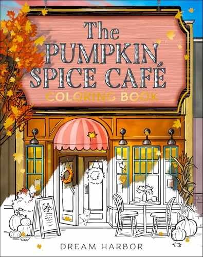 The Pumpkin Spice Café Coloring – Paperback, by Gilmore Laurie – Very Good