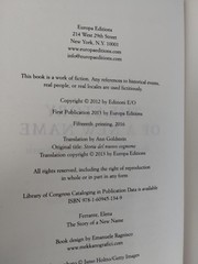 Lot Of 2 Neapolitan Novels By Elena Ferrante, Europa Editions Book 1-2
