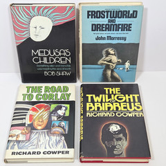 Vtg 1970s New Wave SciFi BCE HCDJ Lot of 13 Brunner Maine Reamy Shaw Hugo Nebula