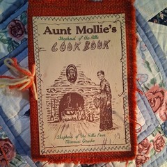 Vintage 1957 Aunt Mollie’s Shepherd Of The Hills Cookbook Ozark Food M. Trimble