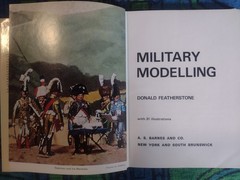 Military Modeling by Donald Featherstone hardcover with dust jacket