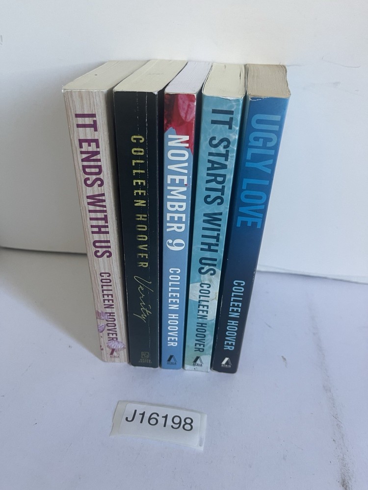 Colleen Hoover It Starts With Us It Ends With Us Ugly Love 5 Paperback Book Lot