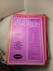 12pcs LOT! RARE FIND! Mental Retardation AAMD Magazines Publications