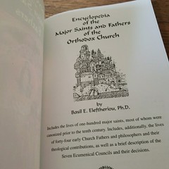 Encyclopedia of the Major Saints and Fathers of the Orthodox Church Vol. 1 & 2