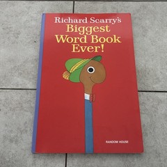 Richard Scarry’s Biggest Word Book Ever! by Richard Scarry (English) Board Book
