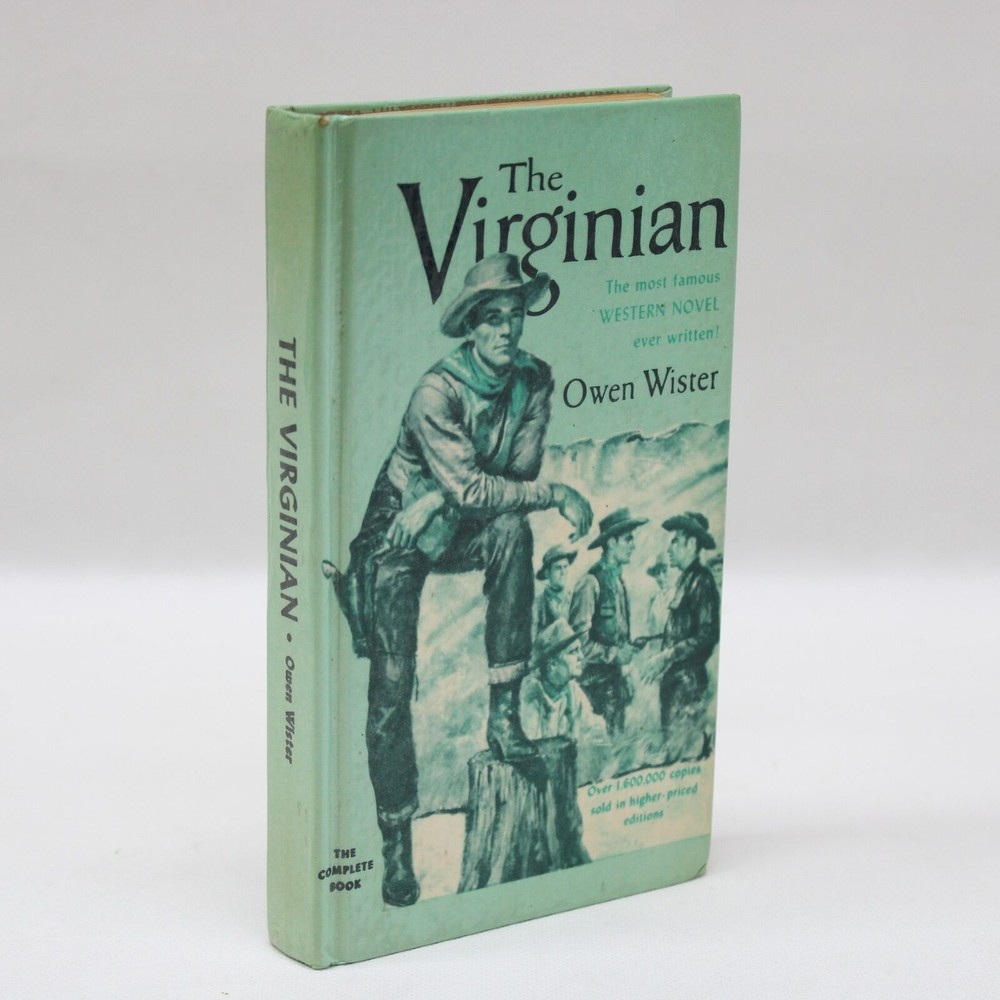 The Virginian By Owen Wister Hardcover Western Novel Perma-Bound Edition