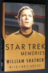 WILLIAM SHATNER SIGNED & **JSA Certified** – STAR TREK MEMORIES 1st Edition!