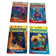Goosebumps Books 25-28 Box Set R.L. Stine Scholastic Apple Fiction Vintage 90s