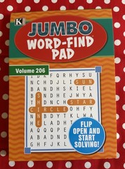 Kappa Jumbo Word -Find Pad Volume 206 Flip Open And Start Solving! Brand New