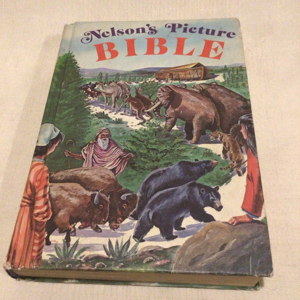 Nelson’s Picture Bible J. F. Allen 1973 Hardcover Children Religious Education