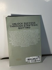 Quit Workbook Power of Knowing When to Walk Away Annie Duke Exercises Paperback