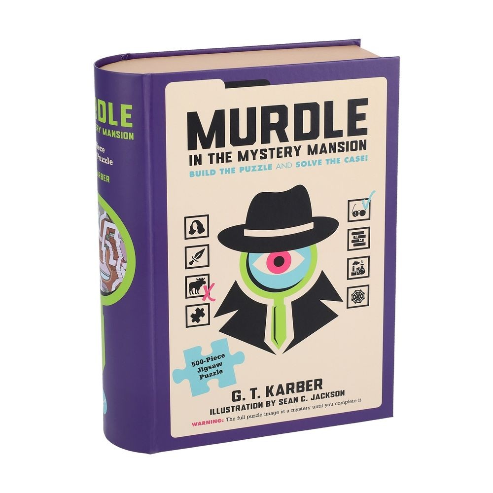 Murdle in the Mystery Mansion 500-Piece Jigsaw Puzzle by G.T. Karber