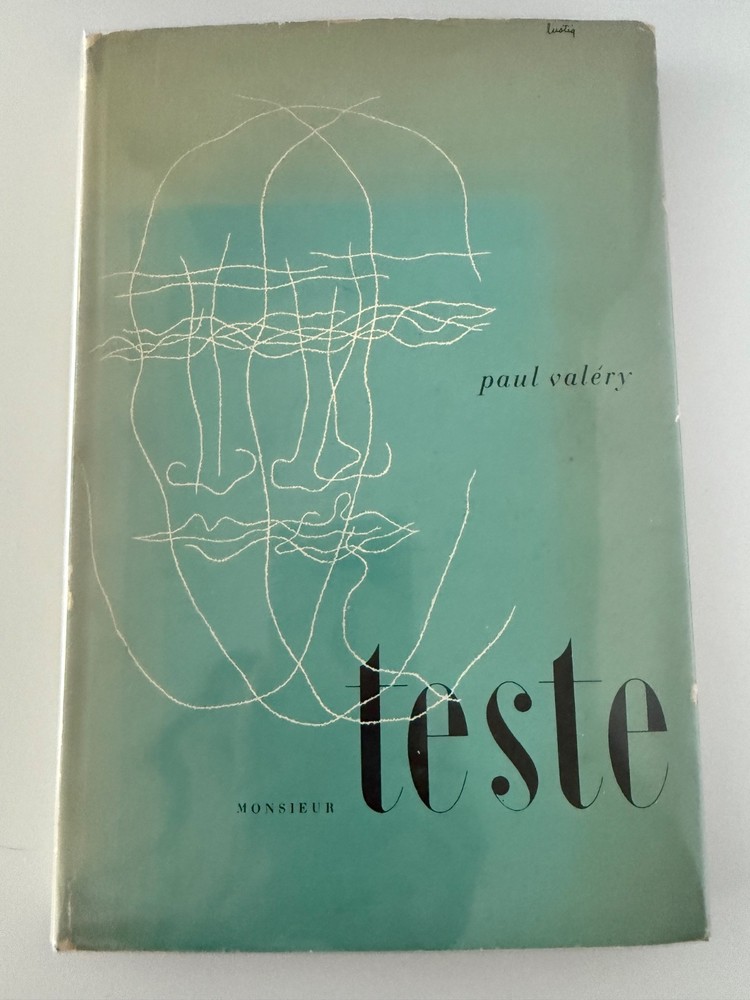Monsieur Teste by Paul Valery FIRST AMERICAN EDITION (1947, Hardcover) A. Knopf