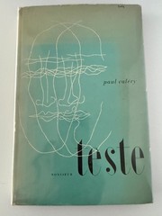 Monsieur Teste by Paul Valery FIRST AMERICAN EDITION (1947, Hardcover) A. Knopf