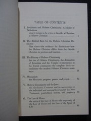 Hebrew Christianity Fruchtenbaum, Arnold G.