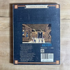 Campaign Classics Mythic Egypt #1050 Role Playing Game Book FRP Systems 1990 PB