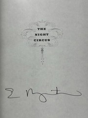 📚❤️ The Night Circus SIGNED Erin Morgenstern 1st Edition 1st Printing HC ❤️📚