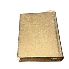 Vtg Holy Bible Torah Jewish Family 1957 Leonard S. Davidow MCM Gold Illustrated