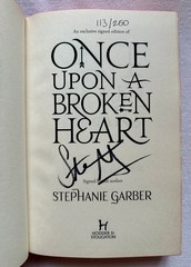 Once Upon a Broken Heart Trilogy, Goldsboro edition: 1st book has fox on cover!