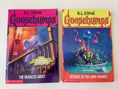 Lot 2 Goosebumps Revenge Lawn Gnomes & The Headless Ghost R.L. Stine