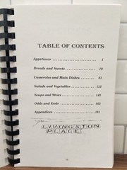 Dining On Livingston Place Cookbook Metairie Louisiana Millennium Edition