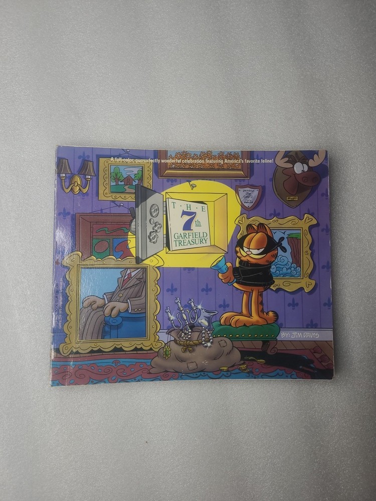 The 7th Garfield Treasury by Jim Davis 1993 Trade Paperback 8.5×10 Inches