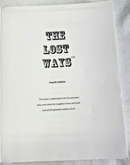 The Lost Ways 4th Edition Survival Frontier Pioneer Homestead Book