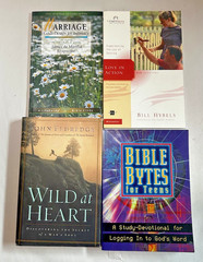Lot of 10 Christian Books ~ Mixed Title Book Bundles ~ Bible Studies and More