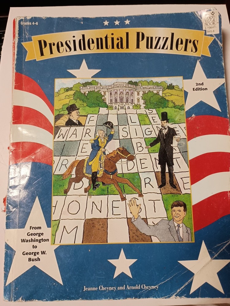 PRESIDENTIAL PUZZLERS, GRADES 4-6, AGES 9-12 By & Arnold Cheyney2005 PB E5