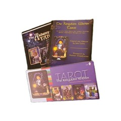 Alchemy of Tarot; Kingdom Within Tarot; extra 332-pg PB, Lot of 3 BN Juno Lucino