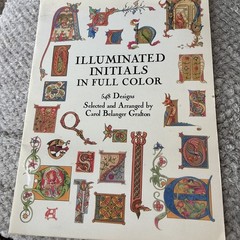 Illuminated Initials in Full Color: 548 Designs (Dover Pictor – VERY GOOD
