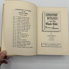 1955 Simeon Expository Outlines Bible Zondervan Hardcover Choose Your Own Bundle