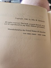 1946 Secret Missions the Story of an Intelligencer Officer – Signed