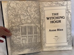 The Witching Hour by Anne Rice 2nd Printing Before Publication 1990 HCDJ