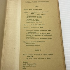 Vintage Gardening Weeds W C Muenscher 1946 HC Identification & Control 500 Weeds