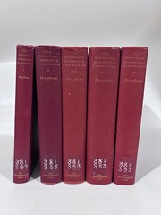 Sharfman: Interstate Commerce Commission, Commonwealth Fund 1931, 5 Vols.