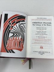 Christian Prayer Liturgy of the Hours Catholic Book Publishing 1976 Music T-406