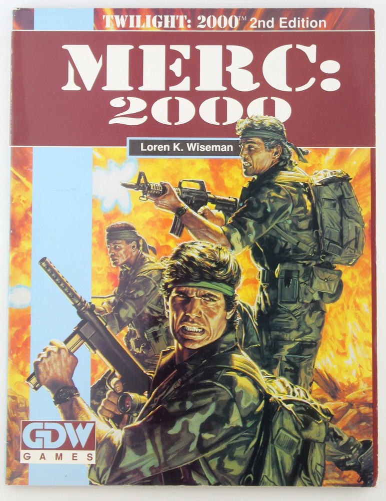 Twilight 2000 wnd Ed RPG Merc 2000 Wiseman GDW
