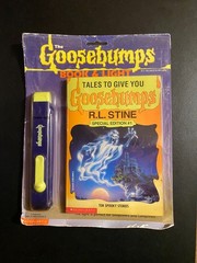 R.L. Stein Book & Light #1 Tales to Give You Goosebumps Vintage 1990s