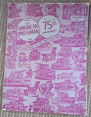 American Pressman 75th Anniversary, Nov 1965 Printing Press Trade Magazine