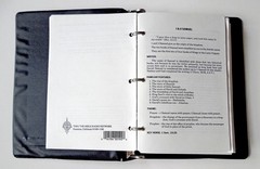 J. Vernon McGee’s Notes on the Holy Bible (partially complete, w/binder)