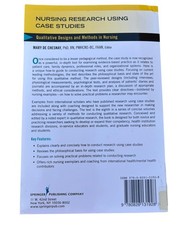 Nursing Research Using Case Studies Mary de Chesnay 2017 Qualitative Methods