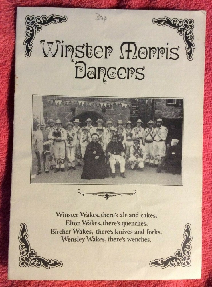VINTAGE RARE PROGRAM WINSTER MORRIS DANCERS 5 PAGES 1979 PHOTOS