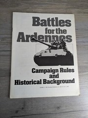 Battles for the Ardennes Replacement Rules of Play & Campaign Rules SPI 1978