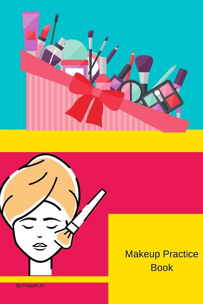 Makeup Practice Book 126 pages 6×9-Inches