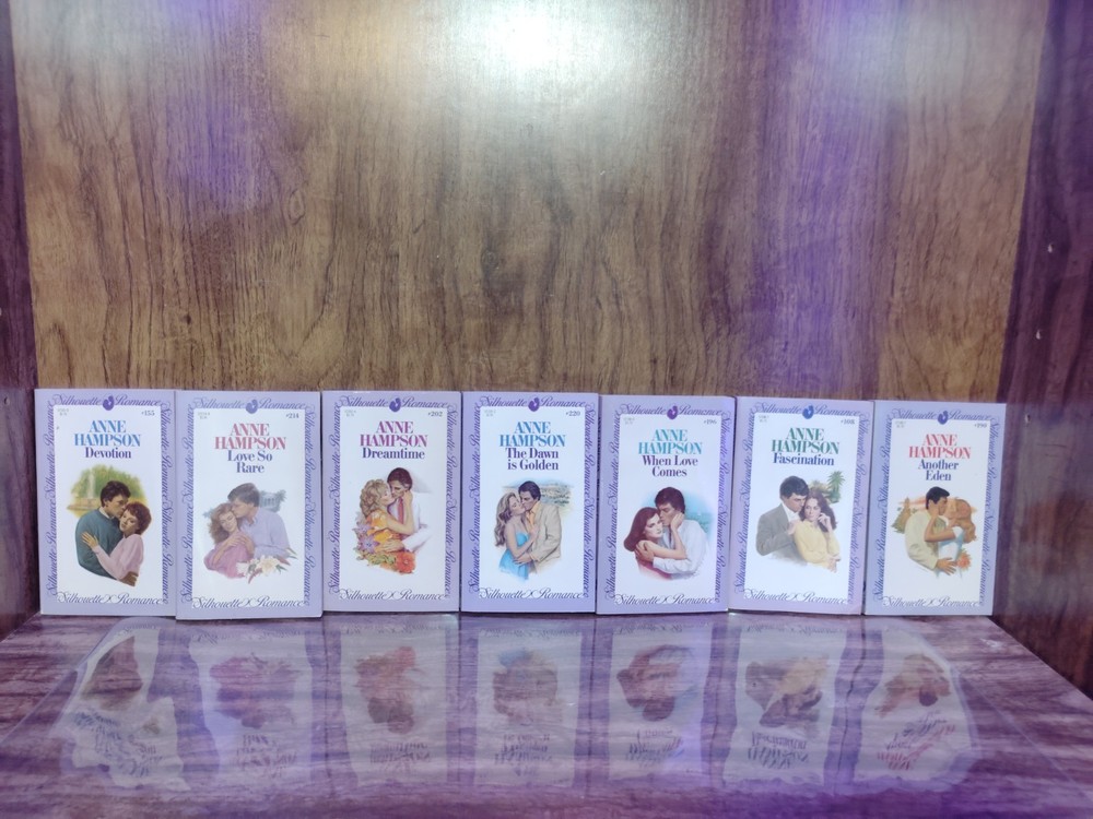 Anne Hampson Silhouette Romance Lot of 14 Paperbacks Vintage Early Series — Hamp