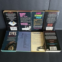 Horror Book Lot x 8 Vintage Mass Market Paperbacks Various Titles as Shown