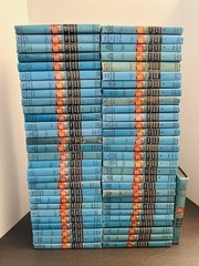 COMPLETE Set Vintage Hardy Boys Series Matte HC 1-58 + Handbook Grosset Dunlap